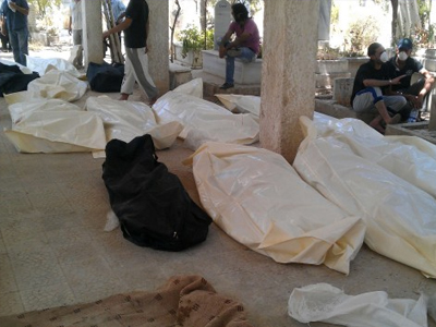 Περισσότερα από 122 πτώματα ανακαλύφθηκαν στη Δαμασκό